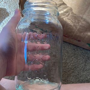 Vintage Star mason jar